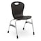 Virco ZUMA Series 18" Classroom Chair, 5th Grade - Adult with Nylon Glides - Black Seat ZU418 - alternate 1
